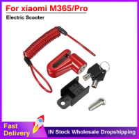 Electric Scooter Anti-theft Brake Disc Disk Rotor Safety Lock for Xiaomi M365 1S Pro Mi 3 Aluminum Alloy Disc Brake Wheel Lock