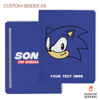 Binder Sonic The Hedgehog Game Aesthetic A5 6 20 Ring Custom Nama Agenda Folder