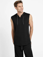 เสื้อแขนกุดผู้ชาย Nigel Active Vest Vest สีดำ