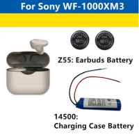 Original New ZeniPower 3.7V Z55 Battery For Sony WF-1000XM3 WF-SP900 WF-SP700N WF-1000X TWS Earbuds Earphone Battery+Gift