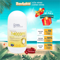 Viên uống bổ mắt Hexami Cap bổ sung dưỡng chất tăng cường thị lực giảm nhức mỏi mắt lọ 60 viên