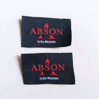 Label Baju Kustom Bordir Woven /Label Merk Brand Sendiri