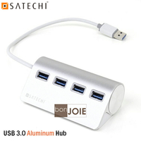 ::bonJOIE:: 美國進口 Satechi Premium 4 Port Aluminum USB 3.0 Hub 鋁合金材質 四孔 集線器 (全新盒裝) 4-Port