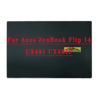 14.0 INCH FHD 1920*1080 LCD Upper Part For Asus ZenBook Flip 14 UX481 UX481F Laptop LCD Panel Touch Screen Assembly Upper Part