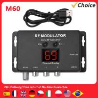 M60 RF Modulator AV to RF Converter