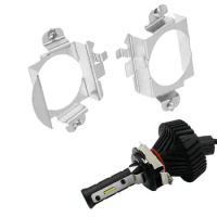 2pcs H7 LED Headlight Bulbs Adapter Holder Retainer Lamp Base H7 Bulb Holder Adapters For Audi BMW -Benz B C VW