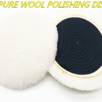High Quality 6' Australia Real Wool MIX Textile Polishing Buffing Pad Foam Polish Puff Disc (Same Material As 3M)