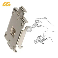 35mm Buckle DIN Rail Fixed Solid State Relay Clip Clamp Single-Phase Solid State Relay Mounting Rack Radiator Mouting Racks