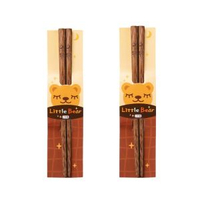 雙槍兒童雞翅木筷子 家用實木無漆無蠟 可愛BB餐具 家庭裝- 兒童雞翅木筷2雙 均碼