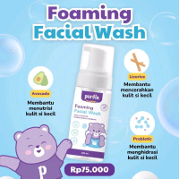 PURELA SKINCARE ANAK BY Dr. Shindy - Purela Foaming Facial Wash - Mencerahkan Dan Membersihkan wajah