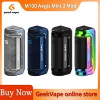 Original Geekvape M100 Aegis Mini 2 Mod 100W 2500MAh บุหรี่อิเล็กทรอนิกส์ Vaporizer A-ล็อค E-Cigs กล่อง Mod สนับสนุน Z Nano 2ถัง