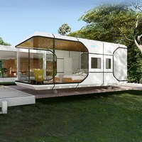 Mobile outdoor house, too landscape, homestay house, residential container, creative villa, sunshine room, customized