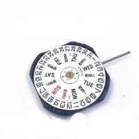 VX43E Quartz Watch Movement With Day Date Stem & Battery For Seiko 7N43A V343 V348 V743 Y143 Replace