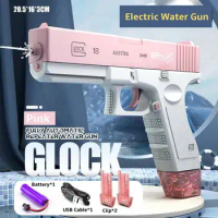 New Electric Water Gun Toys Children's High-pressure Strong Charging Energy Water Automatic Water Spray Children's Toy Guns