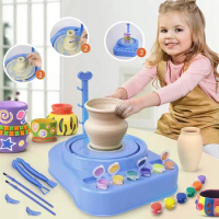 Pottery Wheel for Kids, Do Art Pottery Studio, Arts and Crafts for Kids Toys Ages 8 9 10 11 12 Air-Dry Clay Refill Great Crafts