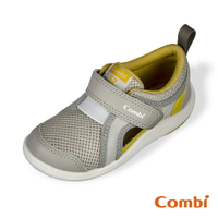 ★Combi日本康貝機能休閒童鞋-NICEWALK醫學級成長機能鞋C02GL灰(寶寶段.中小童段)