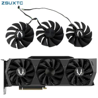 CF9015H12S For ZOTAC GeForce RTX 3070 3080 Ti 3090 AMP Holo Graphics Card Cooling Fan 87mm New 4PIN GPU Cooler Fan RTX3080