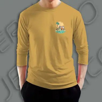 Jerrico T-shirt | Kaos Oblong Cowok dan Cewek Lengan Panjang | Pakaian Pria dan Wanita Dewasa Pantai