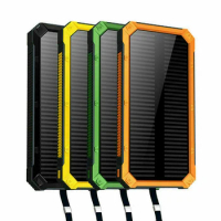 New Solar Power Bank Waterproof Case Kits Dual USB Solar Battery Charger External Box Flashlight mini Powerbank for Smartphone
