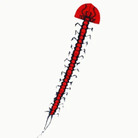Strong Huge Centipede Beginner Kites for Kids And Adults 7m/15m Come With String And Handle Good flying