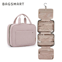 Túi Đựng Đồ Lớn, Túi Vệ Sinh Cá Nhân, BAGSMART, Túi Du Lịch Có Móc Treo, Chống Nước, Túi Đựng Mỹ Phẩ