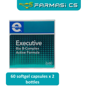 Eurobio Executive Bio B-Complex Active Formula 60s x 2 Bottles (TWIN) EXP:03/2027 [ FARMASI CS ]