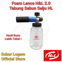 Foam Lance 2.0 HL H&L Tabung Sabun Salju Snow Wash untuk Jet Cleaner - Krisbow 90 Bar