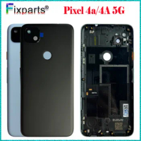 Tested 5.81"For Google Pixel 4A Back Battery Cover Housing Case Replacement Parts 6.2" For Google Pixel 4A 5G Battery Cover