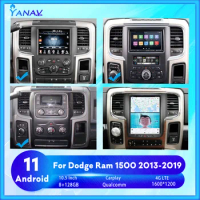 Carplay 2Din Android 11 Car Radio For Dodge Ram 1500 13-19 4G LTE GPS Navigation Audio Video Carplay IPS Unit Multimedia Player