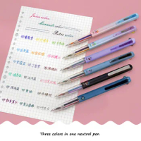 Deli 3pcs 0.5mm Black Ink Harry Potter Hot Erasable Gel Pen Office Supplies  School Supplies