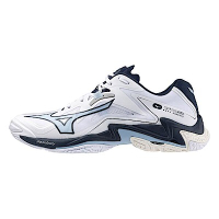 Mizuno Wave Lightning Z8 [V1GA240053] 男 排球鞋 訓練 包覆 止滑 緩震 白 深藍