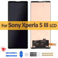 6.1" Original For Sony Xperia 5 III XQ-BQ72 LCD Display Touch Screen OLED Panel Digitizer Assembly Replacement Repair Parts