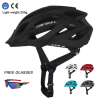 CAIRBULL Men Women Cycling Helmet with Sun Visor Ultralight MTB Bicycle Helmet Mountain Road Bike Sports Racing Riding Helmet