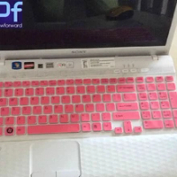 15 Silicone keyboard cover Protector for Sony VAIO SVE15 | SV-E15 | SVE1511A1EB | SVE1511A1EW vpceb E vaio svs15 EB200C 15.5