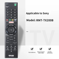 ZF applies to RMT-TX200B for Sony TV Remote Control LED LCD 4K TV KD-49X7005D KD-55X7005D KD-65X7505D XBR-49X705D XBR-49X707D XB