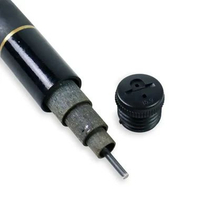 TaffSPORT Joran Pancing Tegek Fiberglass - Kuat Menangkap Ikan Besar, Praktis Dibawa IH Hitam+3.6m