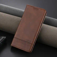 Magnetic Flip Case for Xiaomi Poco M6 Pro 4G Case Leather Shockproof Wallet Case for POCO X6 Pro X6Pro 5G M6Pro 4G Cover