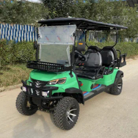 CE DOT New 6 Seater 4000W Electric Golf Cart Global Sales Lift Golf Cart 4+2 Seater Sightseeing Ca