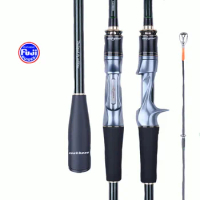 Jetshark Fishing Rod 1.8m 2.1m Carbon Spinning Rod Travel Fishing