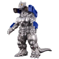 In Stock Bandai Godzilla Movie Monsters Mechagodzilla 2002Soft Gel Ornaments Collections Birthday Gift Anime Model Action Figure