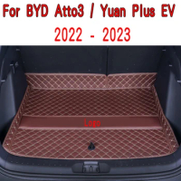 Car Trunk Mats For BYD Atto3 Yuan Plus EV 2022 2023 Trunk Protector Pad Storage Car Interior Modelling Scratch Proof Accessories