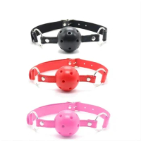 Oral Sex Toys Open Mouth Gag Ball Fetish Slave Bondage Restraints Belts with Mouth Gags Adult Sex Shop for Couples Game