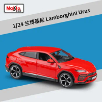 Maisto Diecast 1:24 Scale Lamborghini URUS Red Simulation Coupe Alloy Car Model Finished Collectible Toy Gift