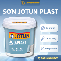 Sơn Nội Thất Jotun Jotaplast 5L Màu Trắng Và Siêu Trắng Màng Sơn Mờ Độ Phủ Cao Chống Nấm Mốc Dễ Thi 