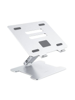 ขาตั้งแล็ปท็อป ปรับระดับได้ มีพอร์ต USB3.0 4 ช่อง รุ่น LST-4A-SV สีเงิน