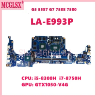 LA-E993P with i5-8300H i7-8750H CPU GTX1050-V4G GPU Laptop Motherboard For Dell G5 5587 G7 7588 7580 Notebook Mainboard