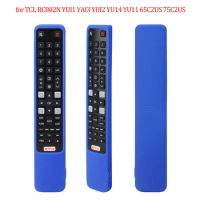 1pc Remote Cover For TCL RC802N YUI1 YAI3 YUI2 YU14 YU11 65C2US 75C2US smart TV Voice remote control Cases