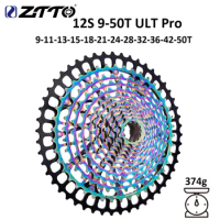 ZTTO ULT PRO 12 Speed Flywheel MTB Bicycle 12v Cassette LIGHTWEIGHT 9-50T Freewheel Sprocket Steel K7 Ultralight XD Ult