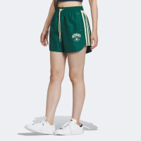 【adidas 愛迪達】短褲 女款 運動褲 LT SHORTS W OR 綠 IW6293