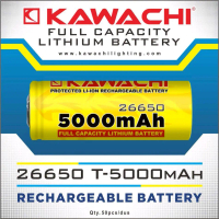 Baterai Lithium Isi Ulang Kawachi 26650 Daya 400mAh 5000mAH 9000mAH Rechargeable